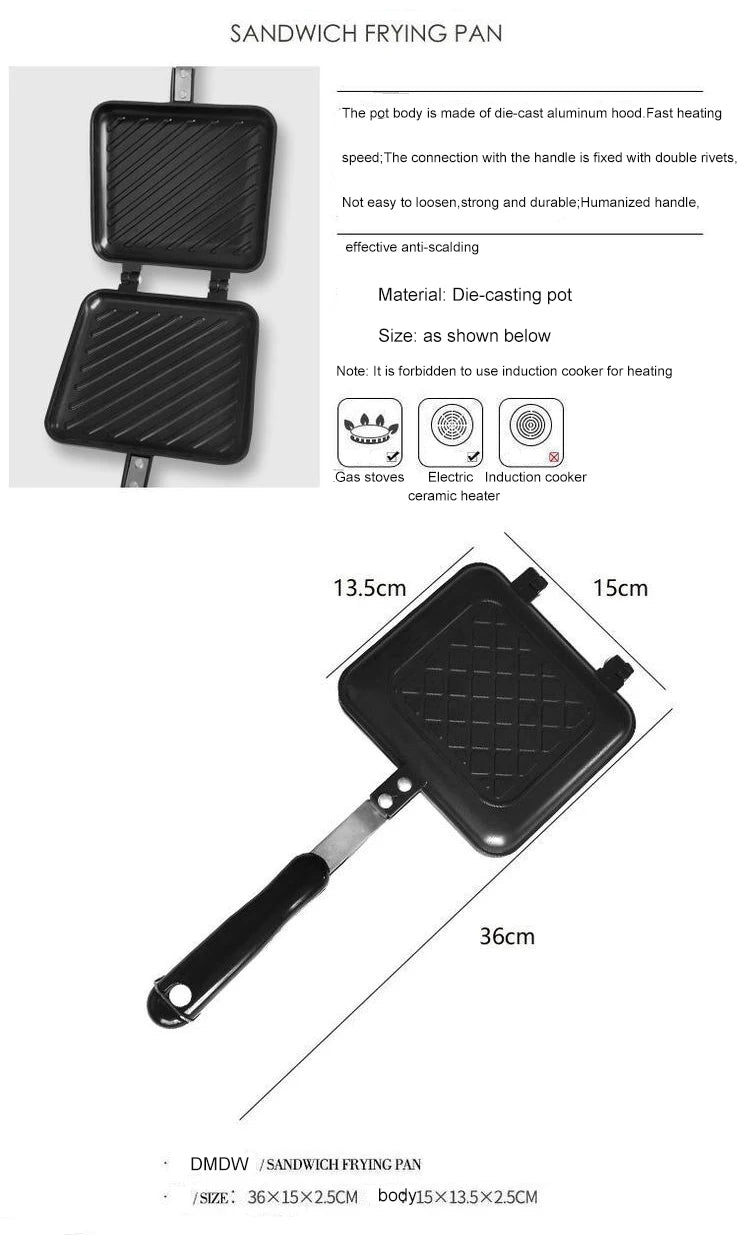 Non-Stick Gas Sandwich Maker My Store