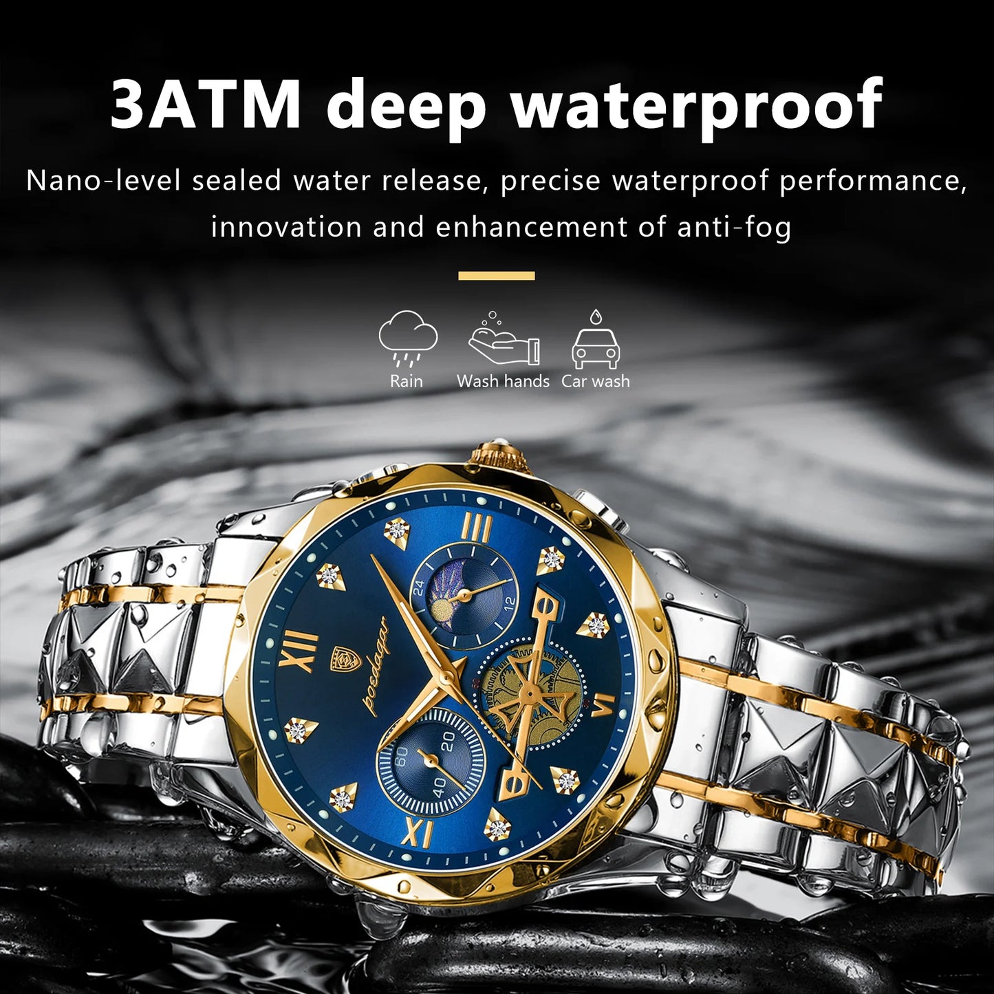 Luxury Man Watch Waterproof and Luminous My Store