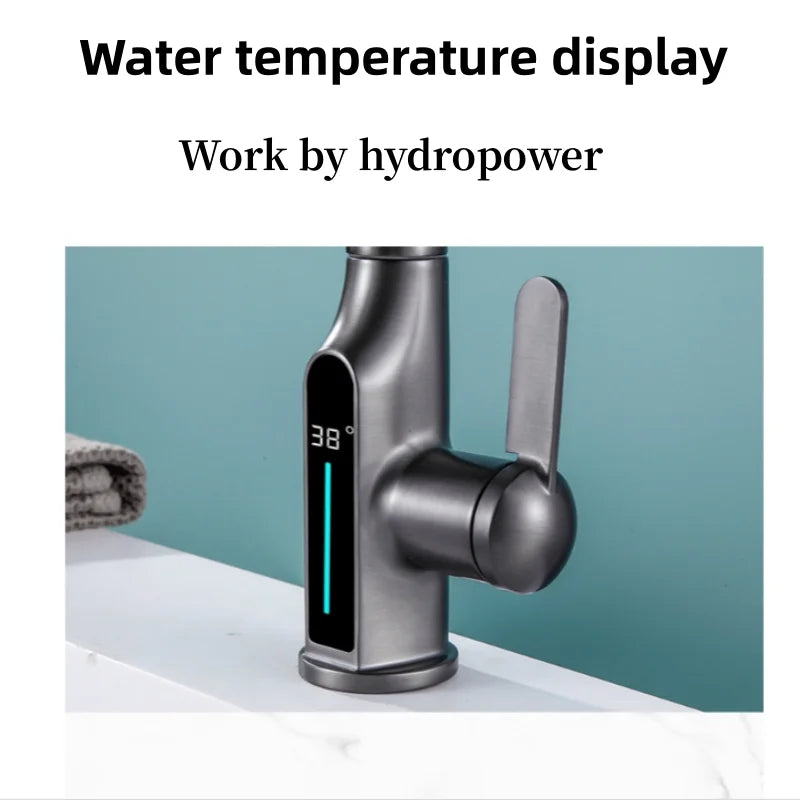 Waterfall Basin Faucet Digital My Store