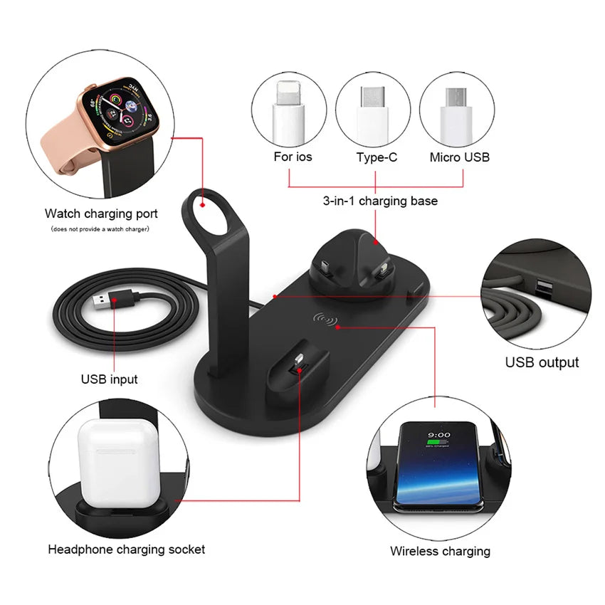 Wireless Charger Stand 7 in 1 My Store