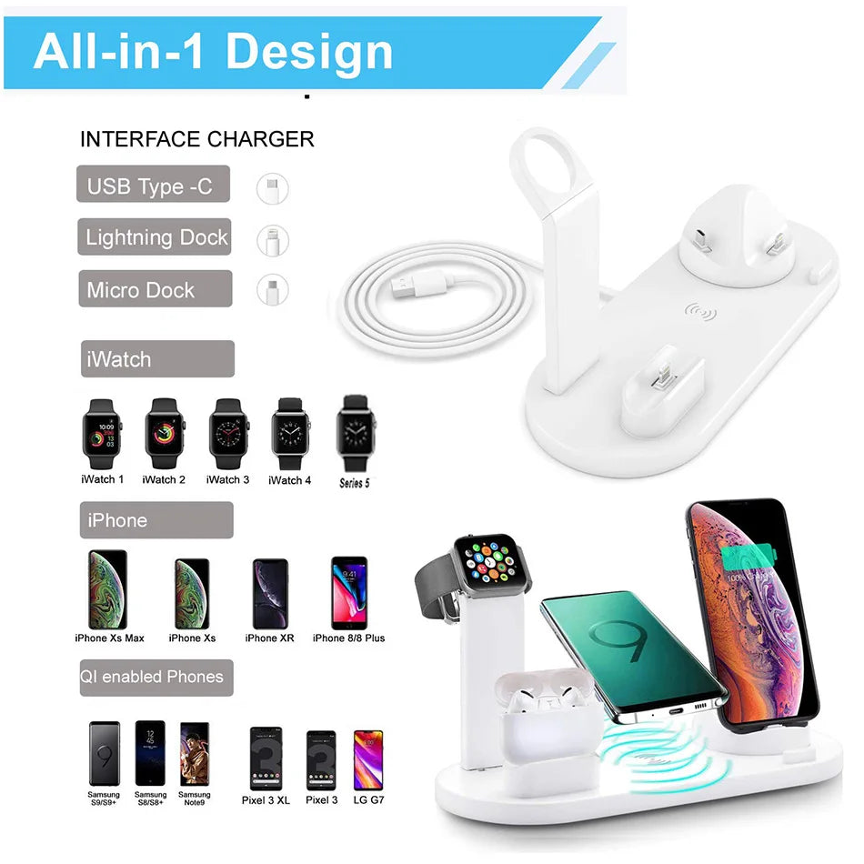 Wireless Charger Stand 7 in 1 My Store