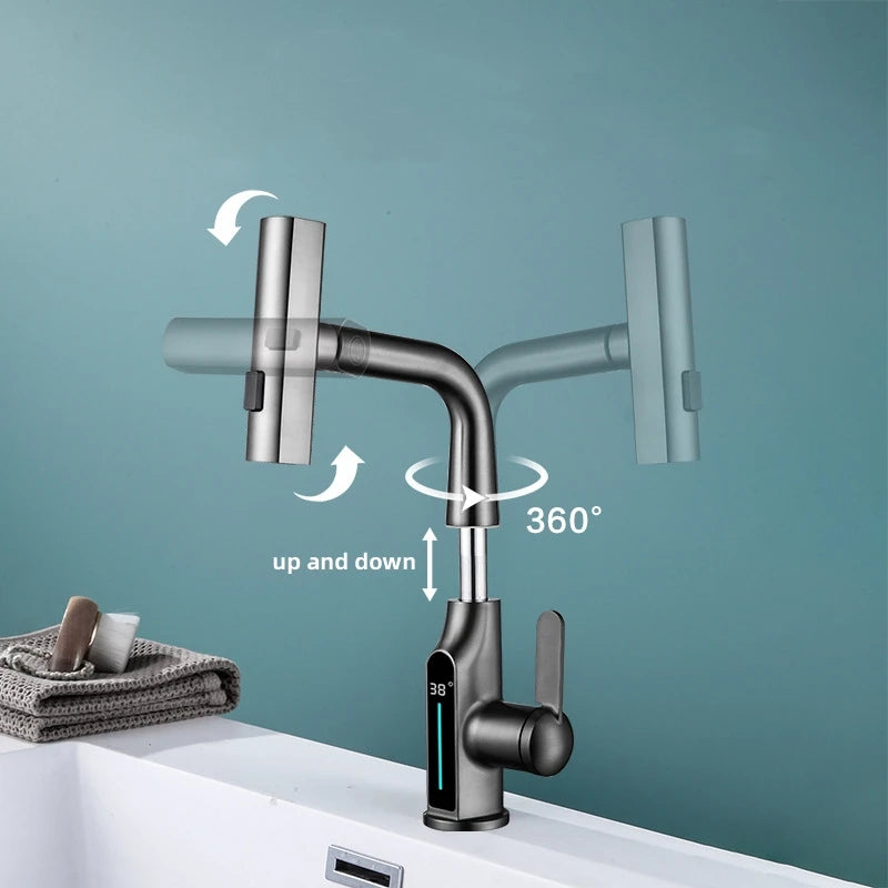 Waterfall Basin Faucet Digital My Store