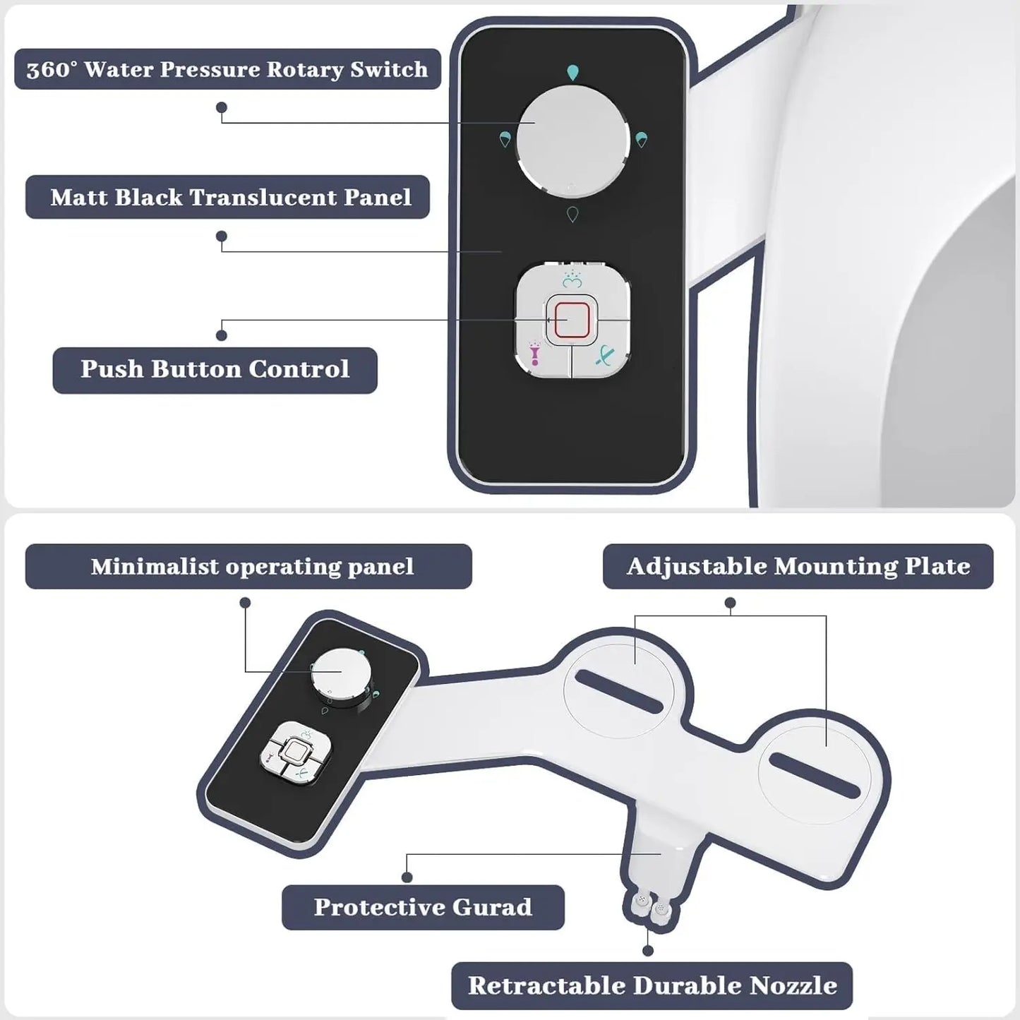 Toilet bidet accessory Instazon