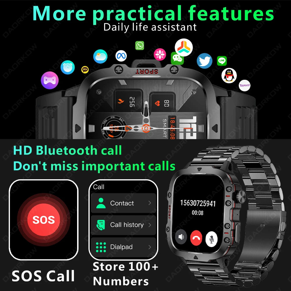 Military Smart Watch Men My Store
