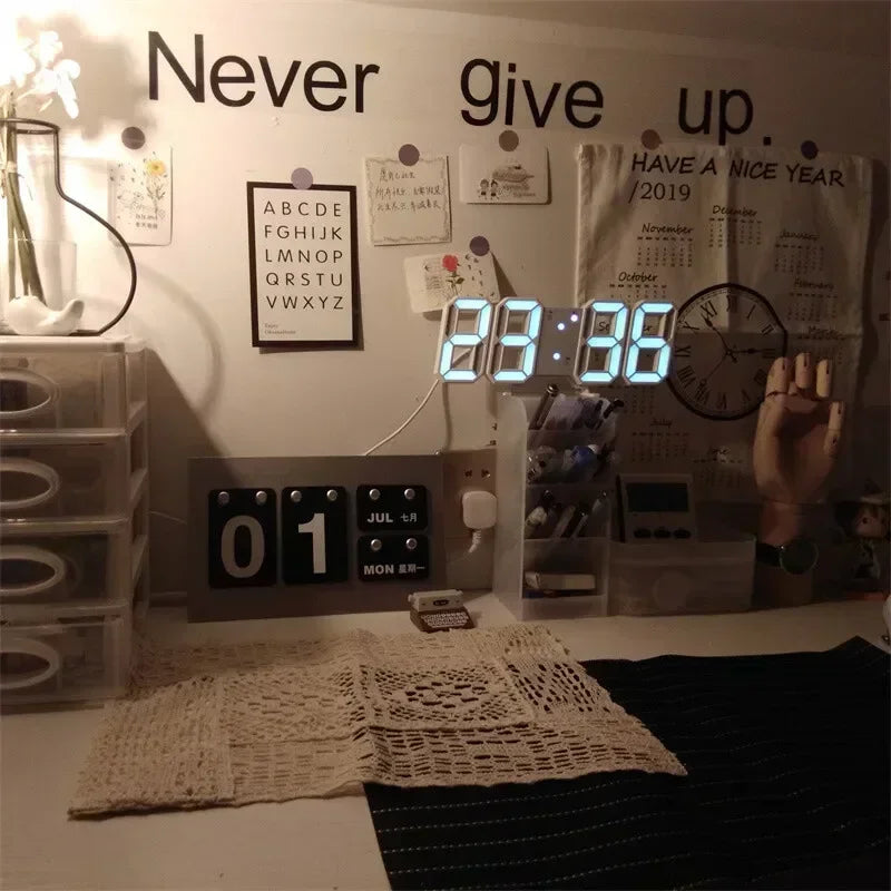 LED Digital Clock 3D My Store