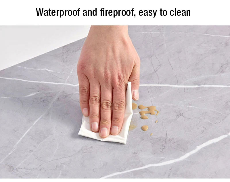 Marble Floor Sticker Waterproof My Store