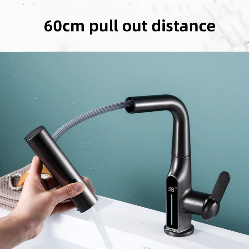 Waterfall Basin Faucet Digital My Store