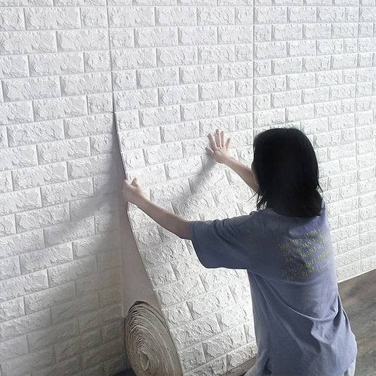 3D Foam Brick Wall Stickers My Store