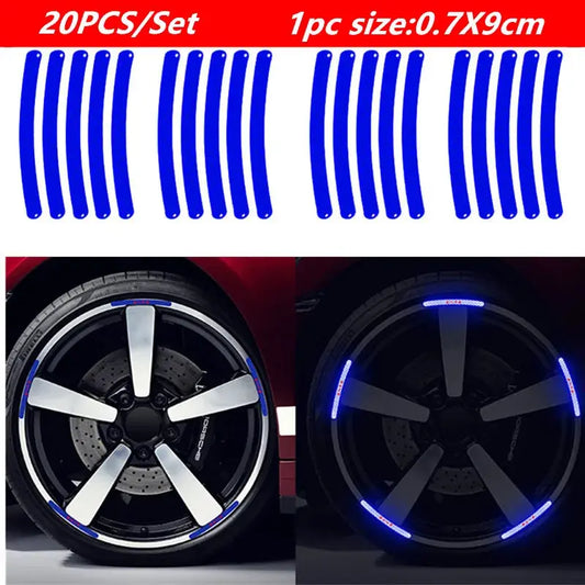 Reflective Stripes Car Wheel My Store