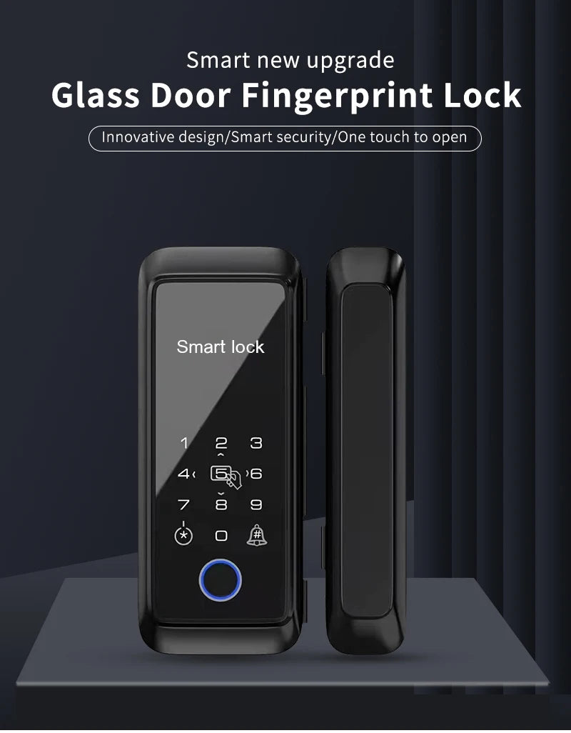 Smart Glass Lock Fingerprint Instazon